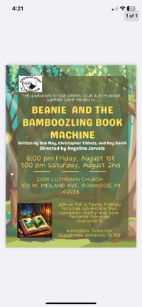 Awkward Stage Drama Club: Beanie and the Bamboozling Book Machine