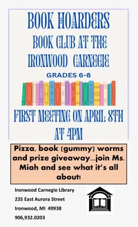 Book Hoarders Book Club Grades 6-8