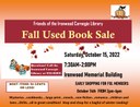 FOL Fall Book Sale: Early Bird Shopping for Friends Members