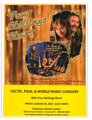 Four Shillings Short Concert @ the Library!