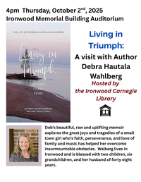 LIVING IN TRIUMPH:  A Visit with Author Debra Hautala Wahlberg