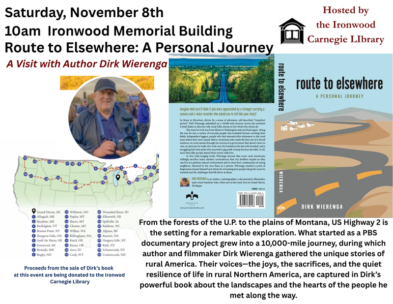 Route to Elsewhere: A Visit with Author Dirk Wierenga