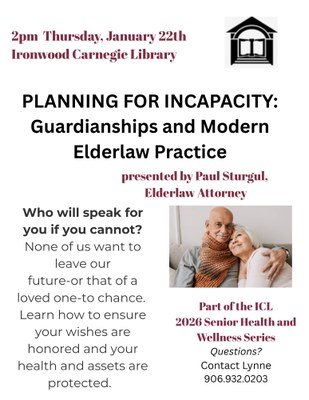 Senior Health and Wellness Event:  Guardianships and Modern Elderlaw Practice