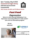 Senior Health and Wellness Presentation:  Depression