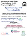 Senior Health and Wellness Series:  Preventing Falls