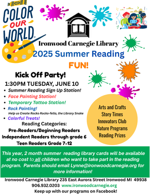 Summer Reading Kick Off!