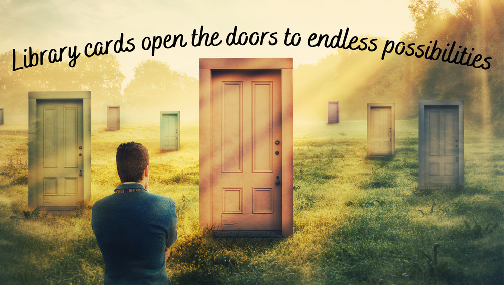 Man walking in field of doors