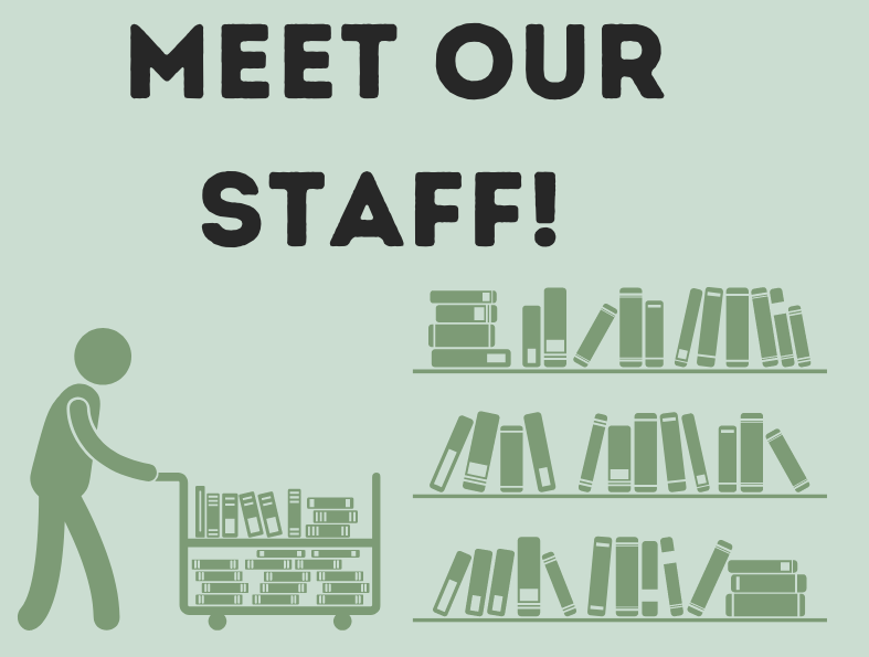 Meet Our Staff Librarian Icon shelving books